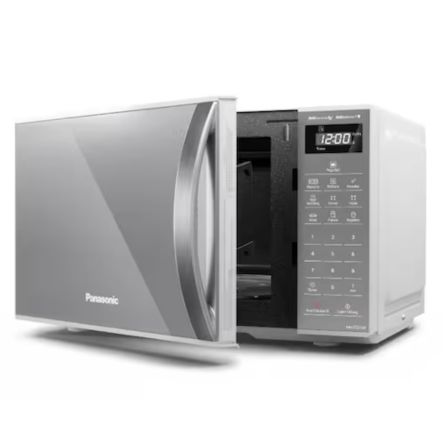 Micro-ondas 21L Panasonic - Branco com Porta Espelhada ST27LWRUN - 110v